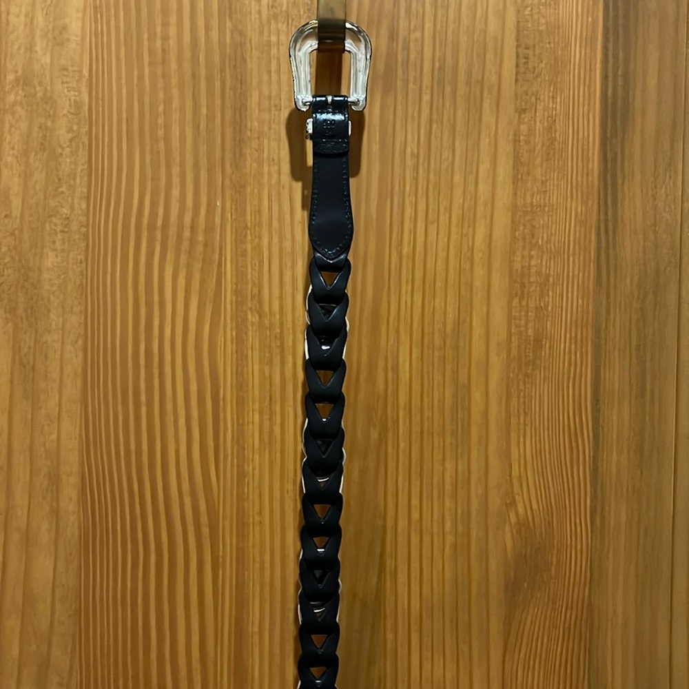 Ladies/mens leather designer belt